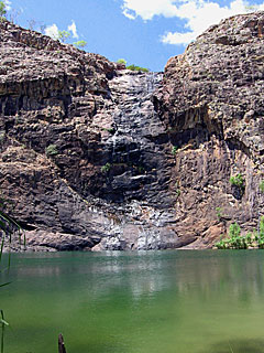 Almost dry waterfall near Kakadu National Park. (Picture: Gandi)